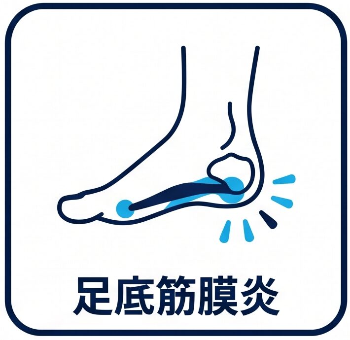 足底筋膜炎の悩み