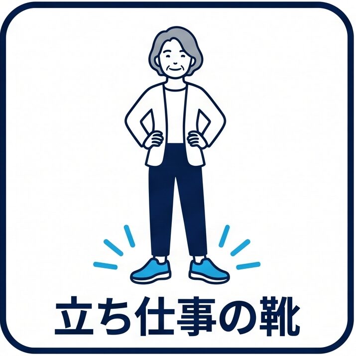 立ち仕事の足の疲れ